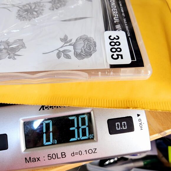 Stampin Up Wonderful World Cling Stamp Set Unmounted Flower Floral Botanical - Picture 4 of 4